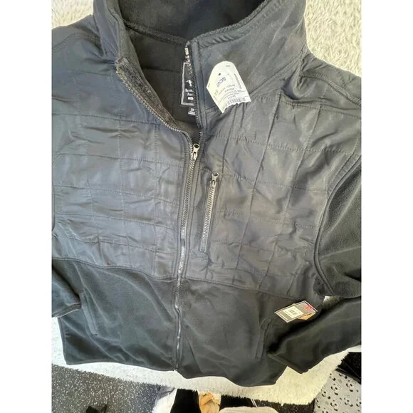 Mens Black Beverly Hills Polo Club Full-Zip Jacket 2X Polyester Expedition NWT - Picture 3 of 14